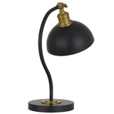 Brevik Adjustable Reading Lamp with Metal Shade