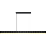 Prinia Fluted/Ribbed LED Linea Pendant Light Bar