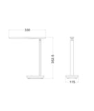 Flatmate Rechargeable LED Desk Lamp White