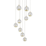 Segovia LED Glass Bubble Ball Sphere Pendant Light