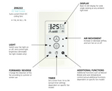 Eglo DC Ceiling Fan Wall Control Switch - Wired