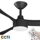 Calibo Turaco 3 Blade ABS DC Remote Control Ceiling Fan with LED Light