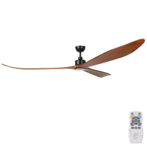 Eglo Currumbin 3 Blade Timber DC Remote Extra Large Ceiling Fan with LED Light