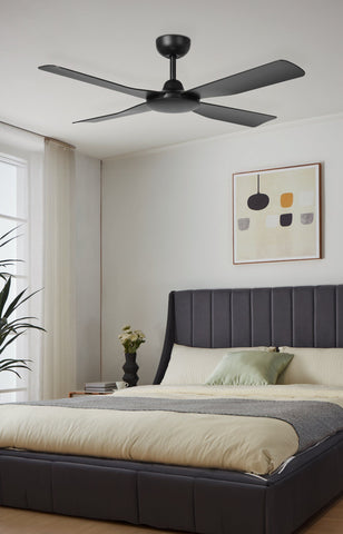 Eglo Aloha Smart Wifi DC 4 Blade ABS Wall Control Ceiling Fan