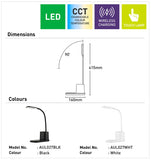 Parkville LED Wireless Phone Charging Adjustable Reading Desk Lamp