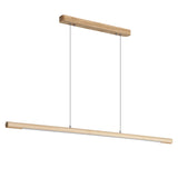 Caber LED 1200mm Linea Pendant Light Natural Ash Timber