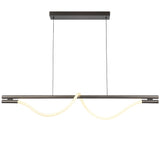 Taft LED Fabric Rope Linea Bar Pendant LIght